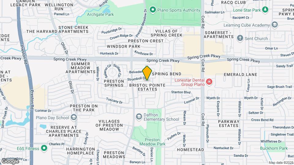 4325 Creekstone Dr Map and Location Details