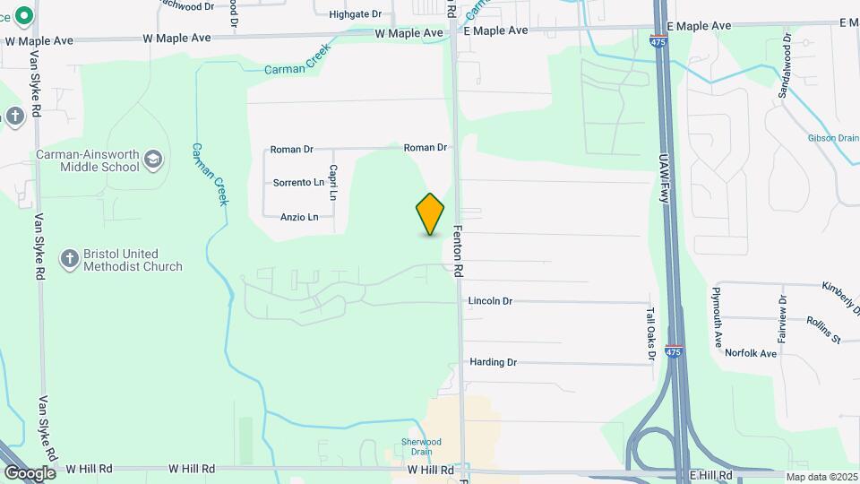5268 Fenton Rd Mapa y Detalles de la Ubicación