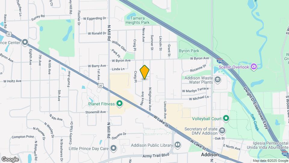 641 Neva Ave Map and Location Details