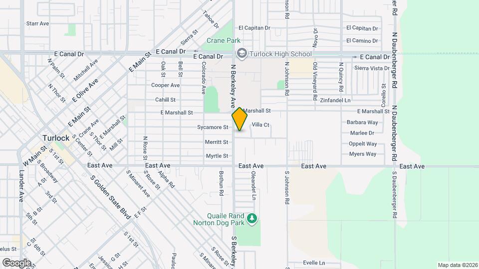 1619 Merritt St Map and Location Details