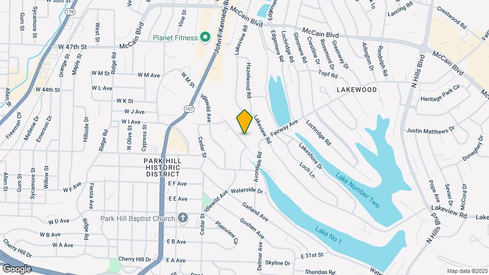 3812 Lakewood Valley Dr Map and Location Details