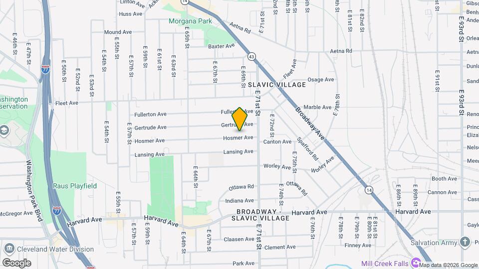 6907 Hosmer Ave Map and Location Details