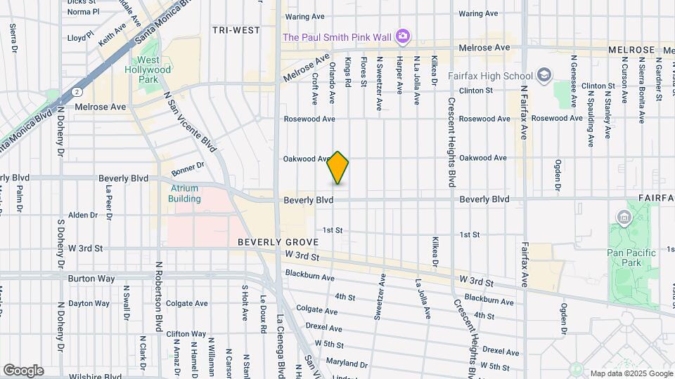 316 Orlando Ave Map and Location Details