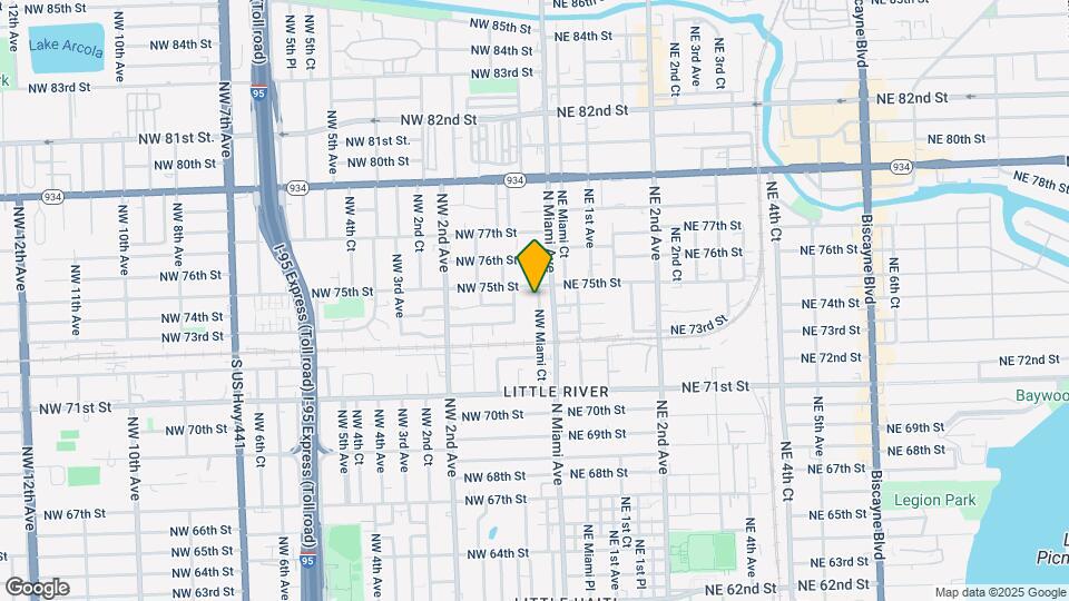 7406 NW Miami Ct Map and Location Details