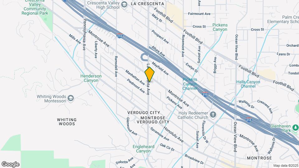 4034-4042 1/2 La Crescenta Ave Map and Location Details