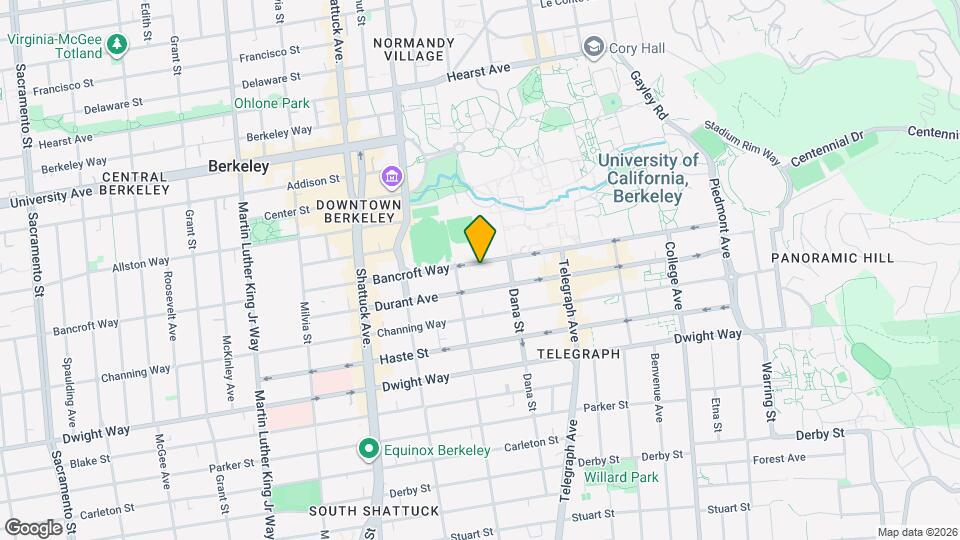 2334-2340 Bancroft Way Map and Location Details