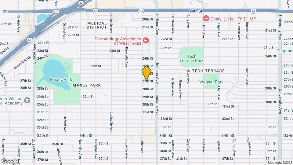 3415 27th St Map and Location Details