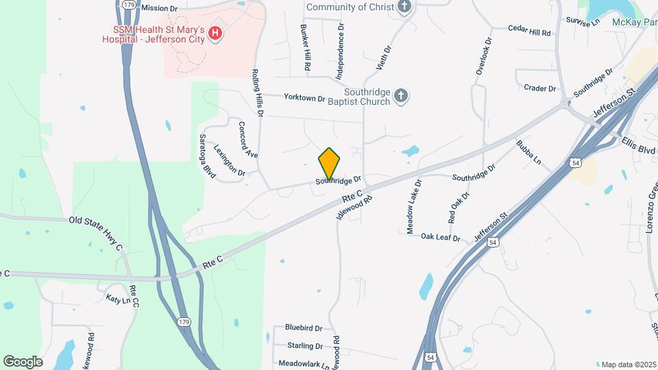 2309 Southridge Dr Map and Location Details