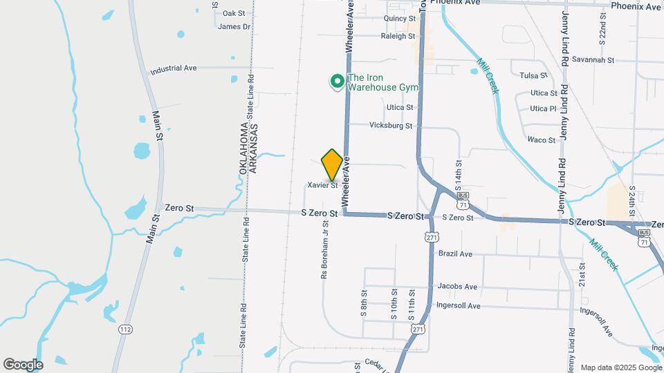 712 Xavier St Map and Location Details