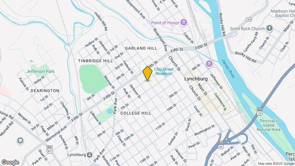 605 Harrison St Map and Location Details