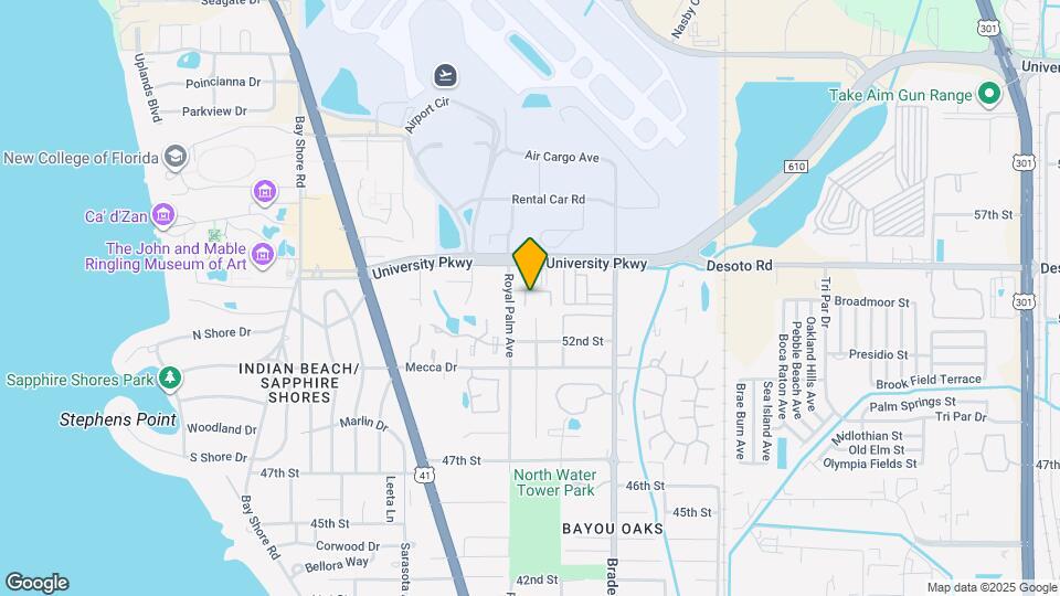 5340 Royal Palm Ave Map and Location Details