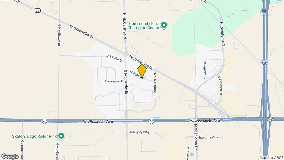 5095 W Anita St Map and Location Details