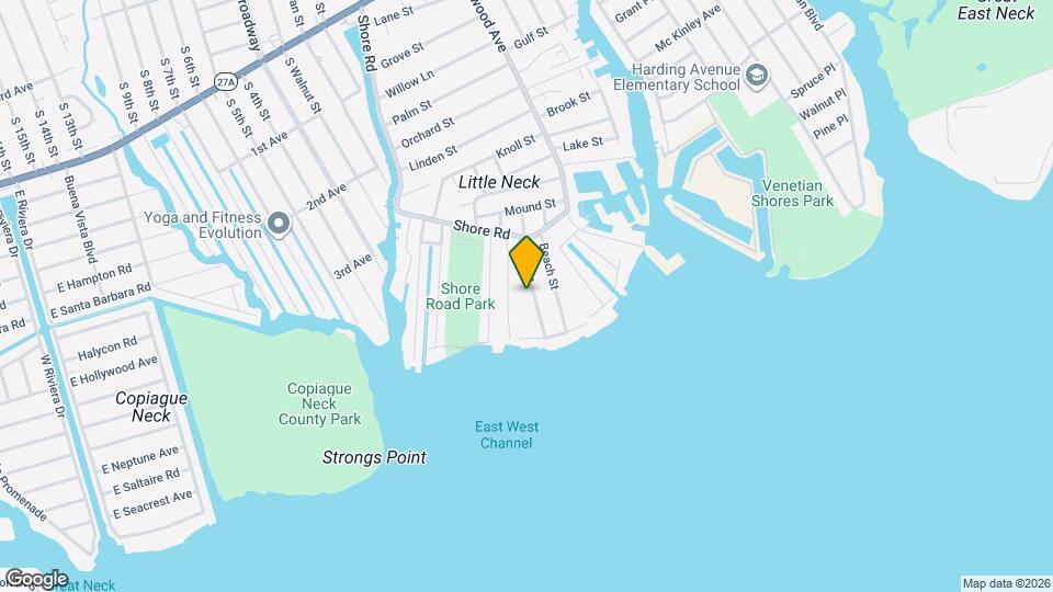 855 Surf St Mapa y Detalles de la Ubicación