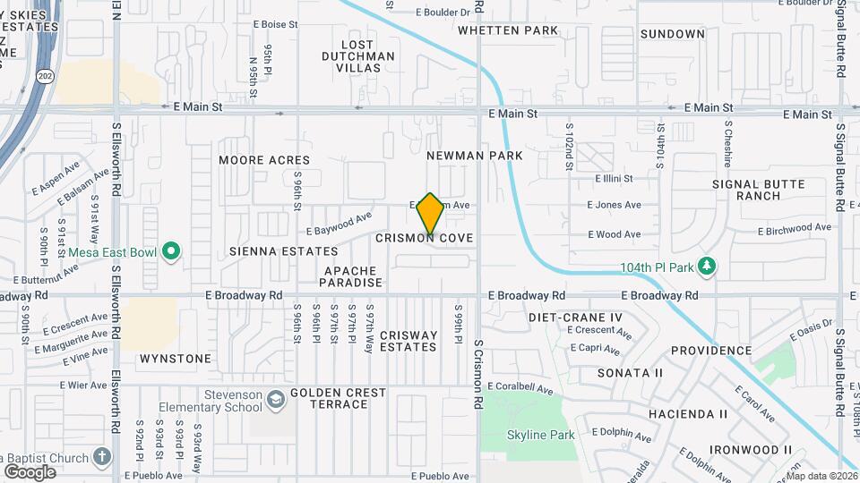 9864 E Birchwood Ave Map and Location Details