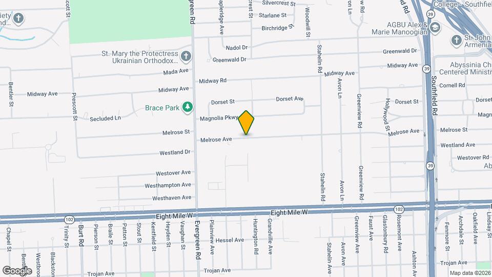 19549 Melrose Ave Map and Location Details