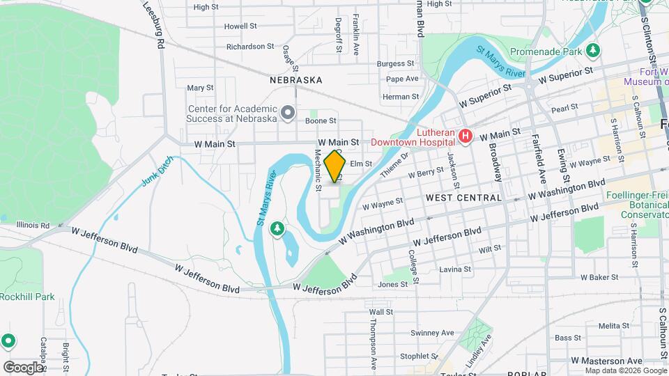 315 Center St Map and Location Details