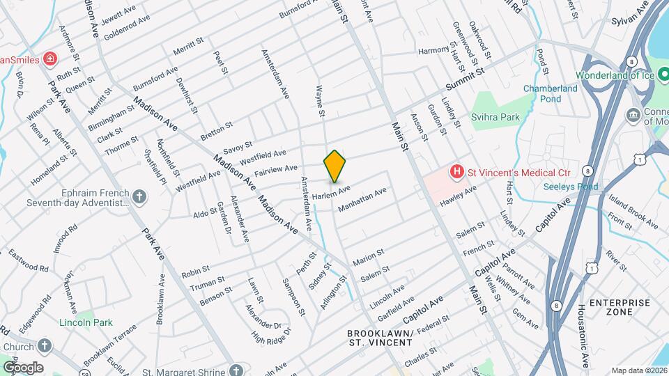 254 Wayne St Map and Location Details