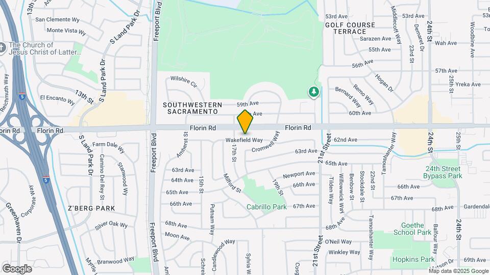 1725 Wakefield Way Map and Location Details