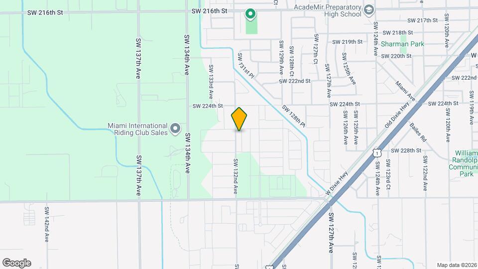 22634 SW 131st Pl Map and Location Details