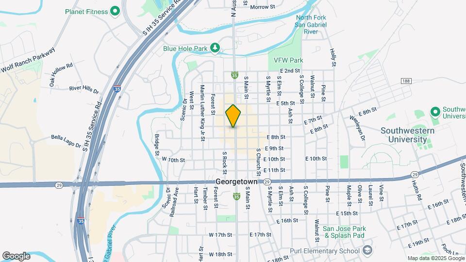 706 S Austin Ave Map and Location Details
