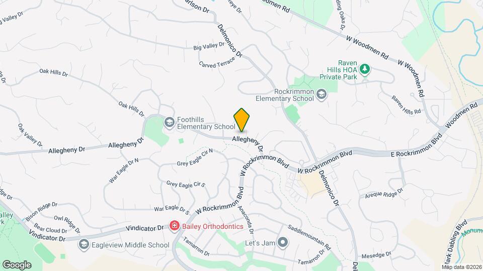 530 Allegheny Dr Map and Location Details