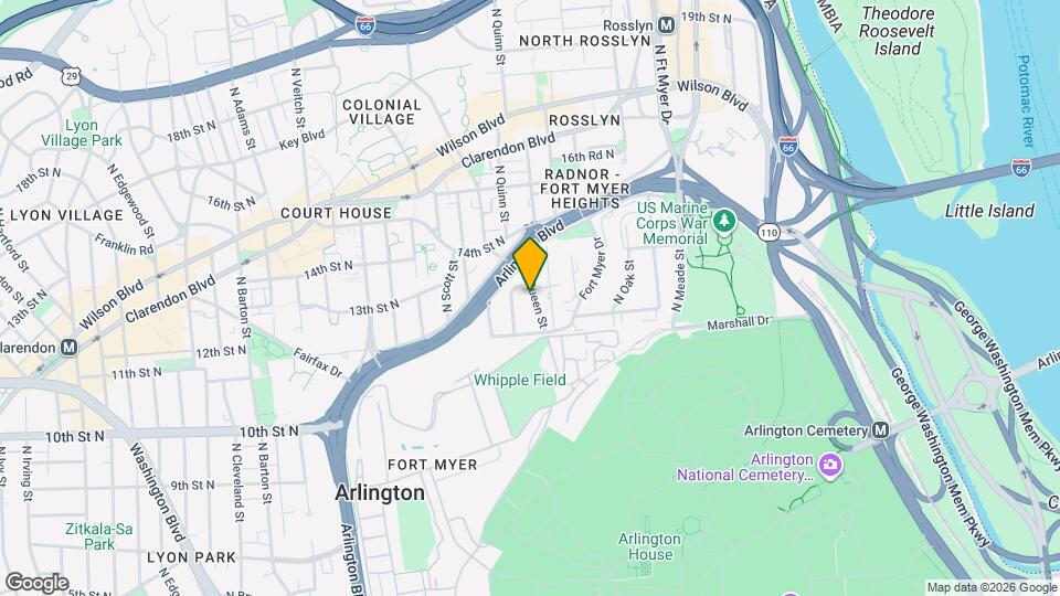 1220 N Queen St Mapa y Detalles de la Ubicación