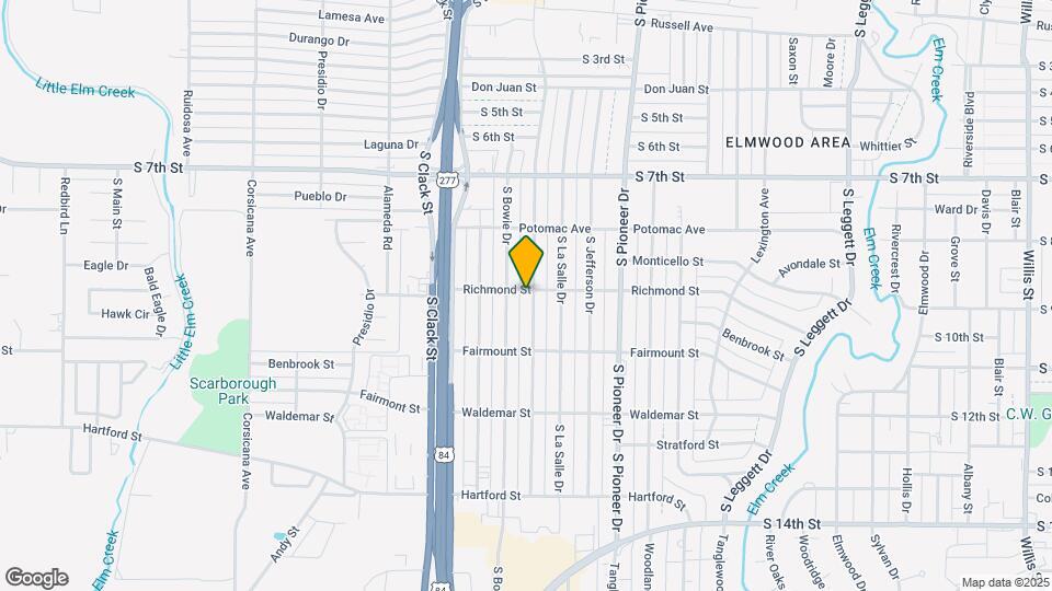 1002 S San Jose Dr Map and Location Details