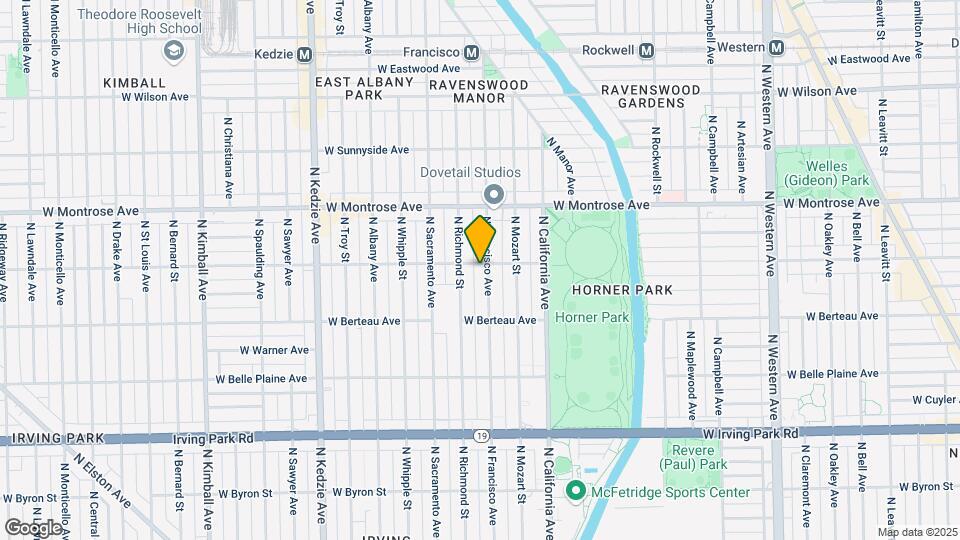 2903-2911 W Cullom Ave Mapa y Detalles de la Ubicación