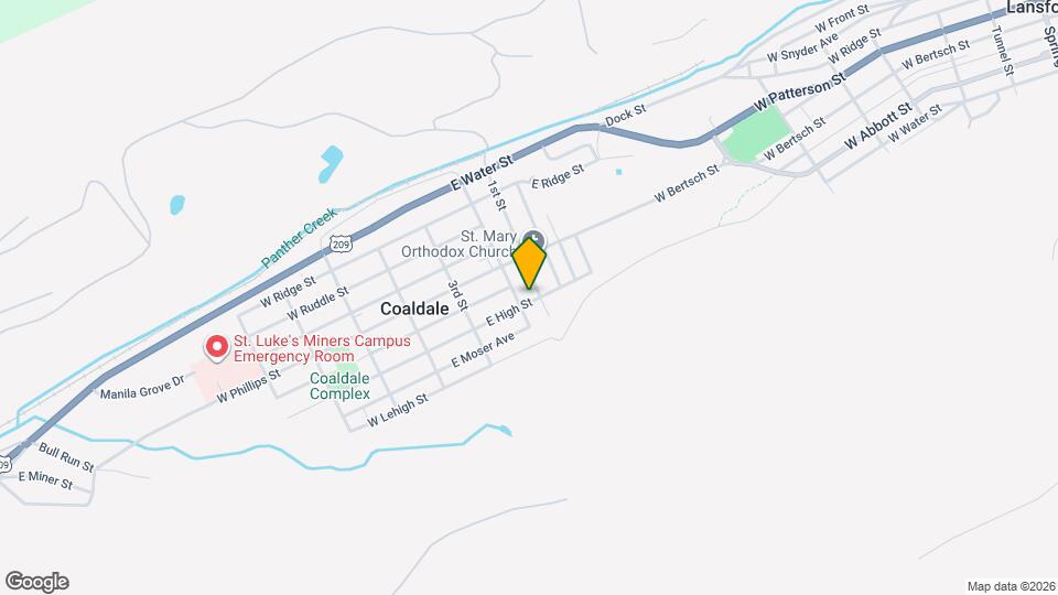 215 E High St Map and Location Details