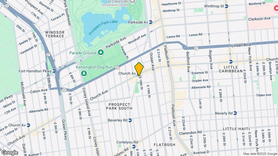 90 E 18th St Map and Location Details