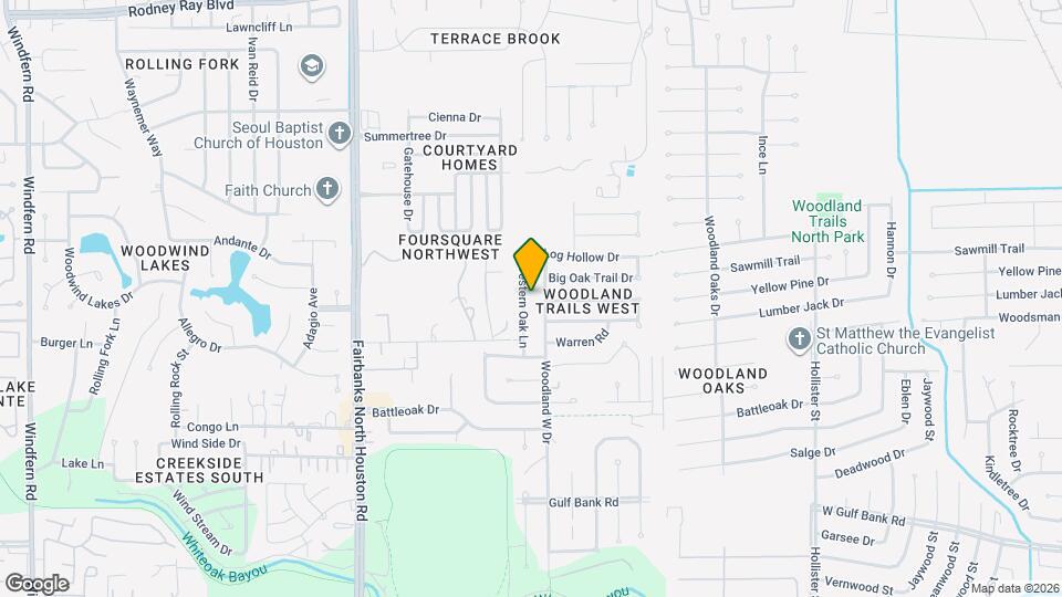7646 Western Oak Ln Map and Location Details