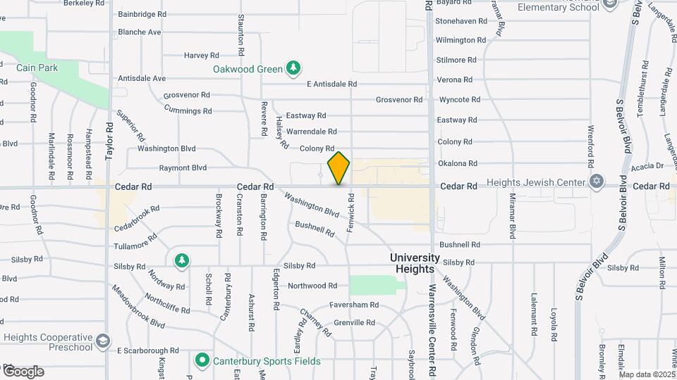 13838 Cedar Rd Map and Location Details