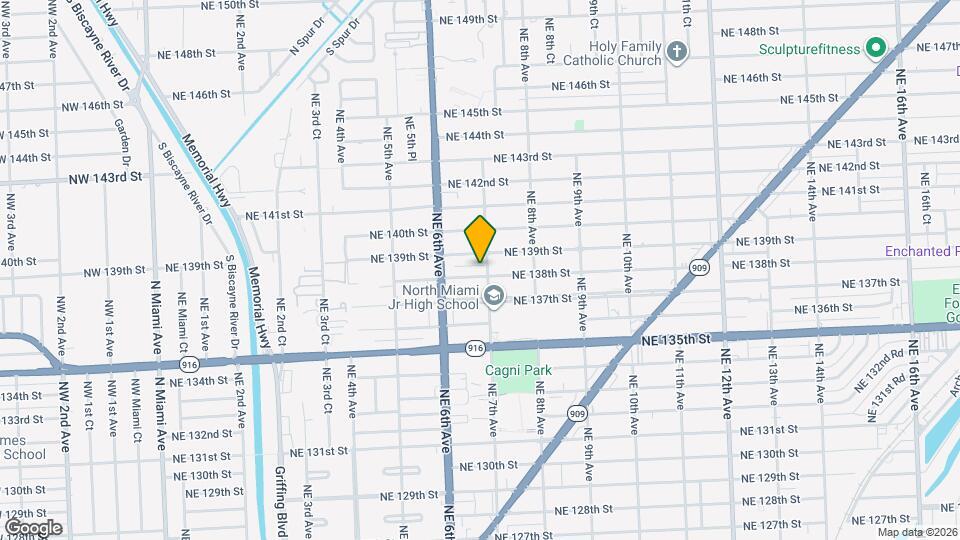 661 NE 138th St Map and Location Details