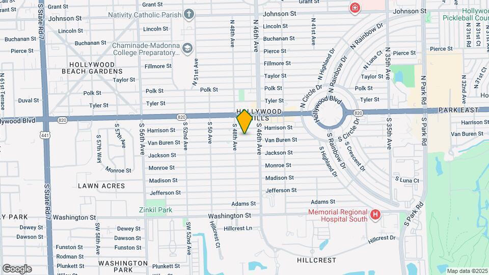 4711 Van Buren St Map and Location Details
