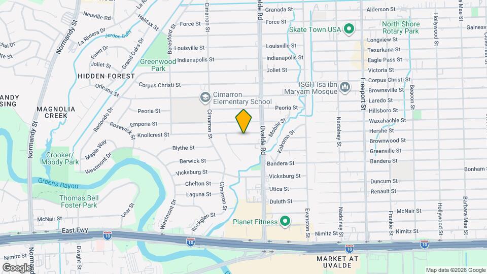 13354 Knollcrest St Map and Location Details