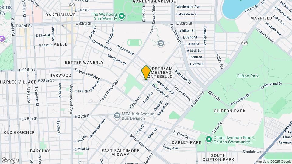 1447 Montpelier St Map and Location Details