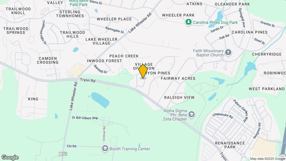 2500 Valley Haven Dr Map and Location Details