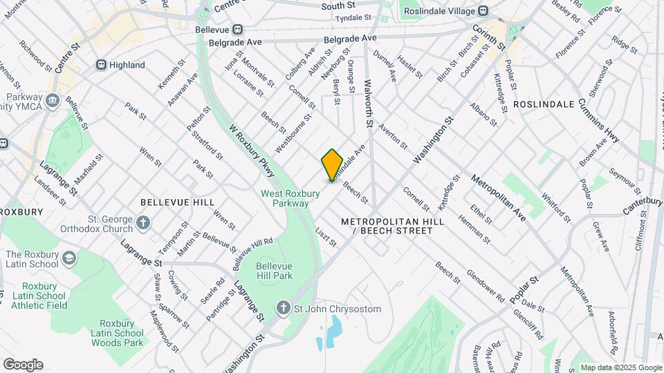 254 Roslindale Ave, Unit 2 Map and Location Details