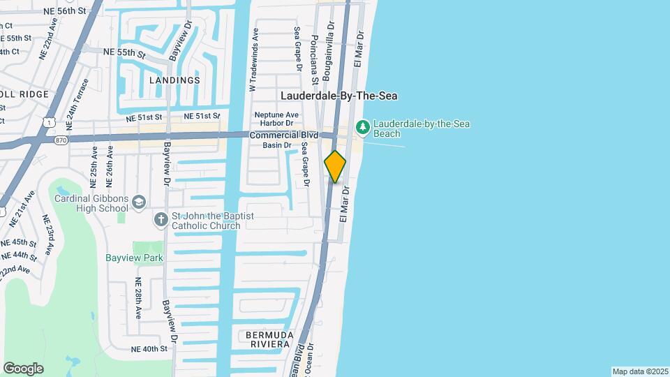 4228 N Ocean Dr, Unit 15 Map and Location Details