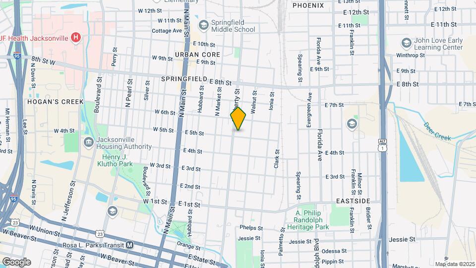 311 E 5th St Mapa y Detalles de la Ubicación