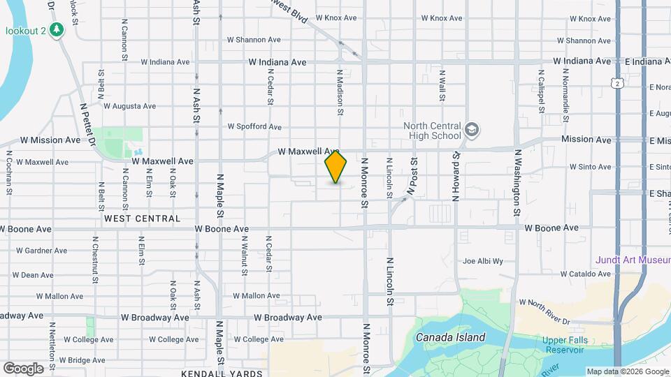 1311 N Madison St Mapa y Detalles de la Ubicación