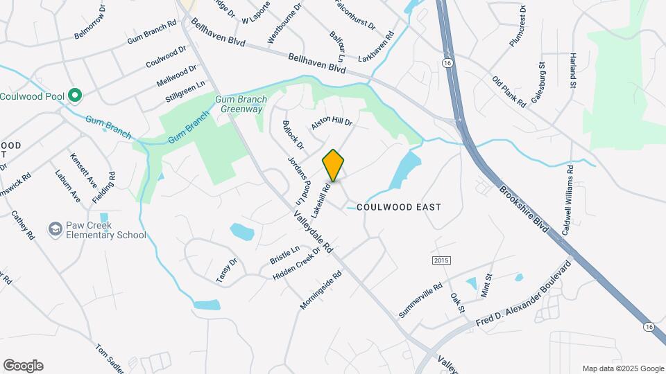 916 Lakehill Rd Map and Location Details