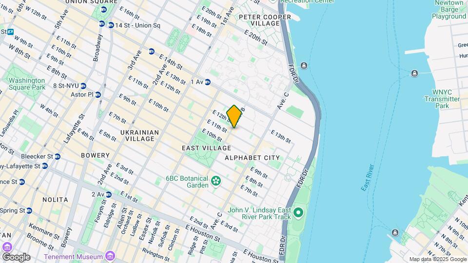 181 Avenue B Mapa y Detalles de la Ubicación
