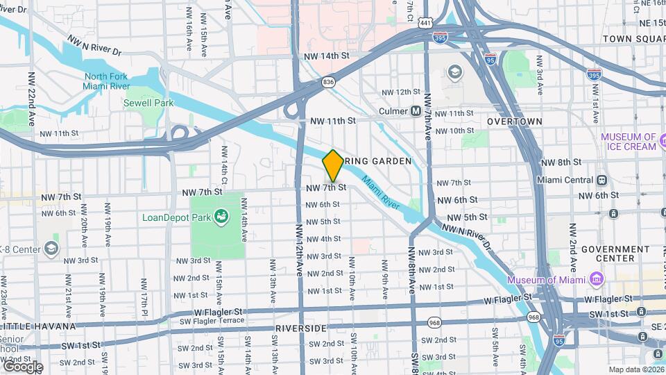 1002 NW 7th St, Unit 2 Map and Location Details