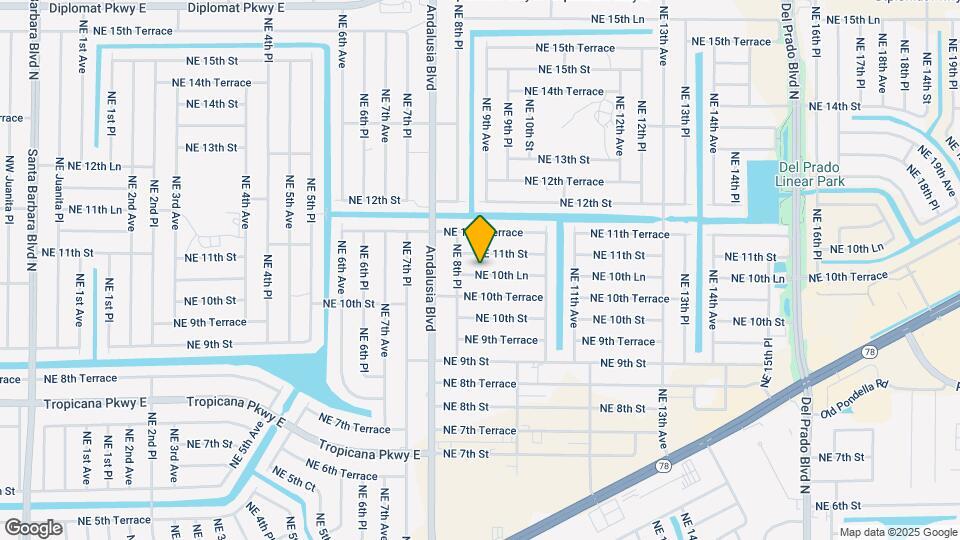 829 NE 10th Ln Map and Location Details
