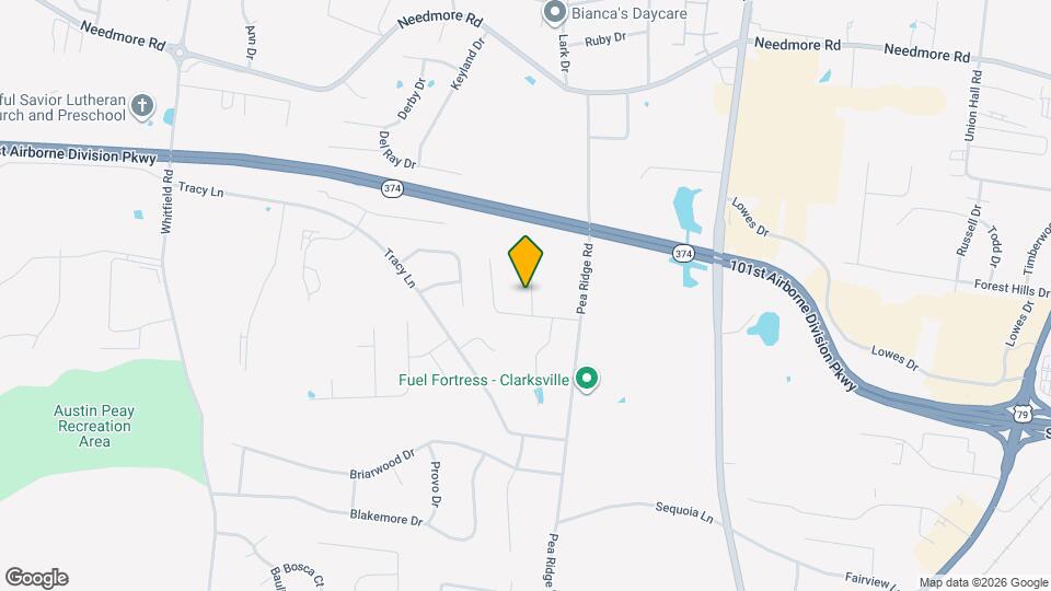 414 Andean Ct Map and Location Details