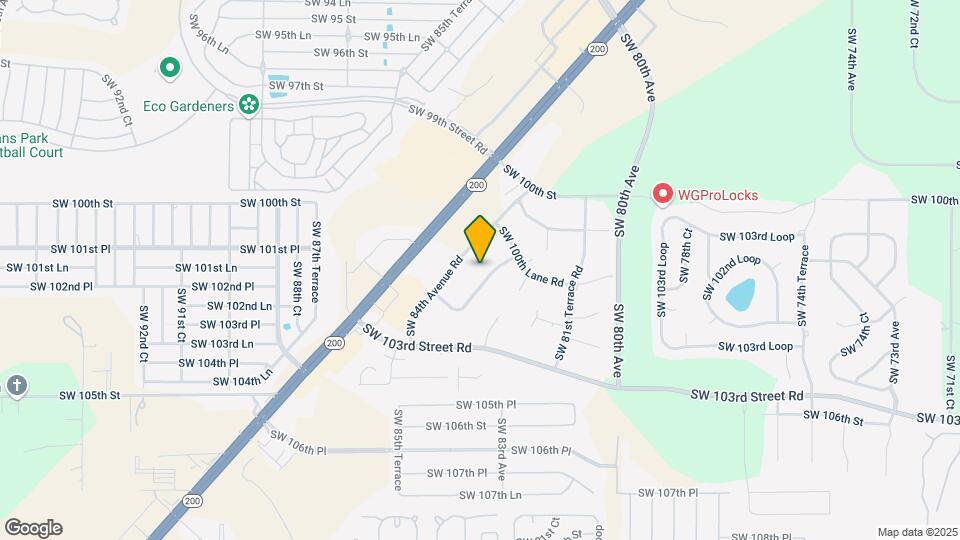 8345 SW 101st Place Rd Map and Location Details