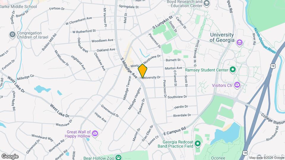 118 University Dr Map and Location Details