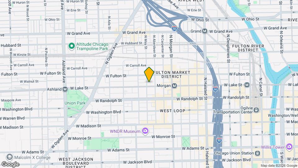 201 N May St Map and Location Details