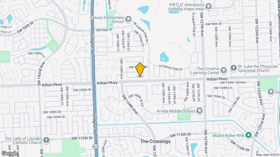 13270 SW 103rd Terrace Mapa y Detalles de la Ubicación
